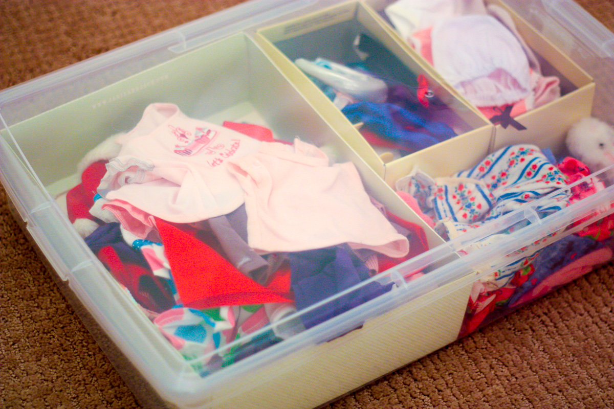American Girl Doll Clothes Organization Solution