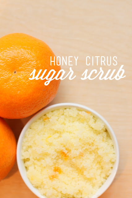 4 sugar scrubs that you need to try Honey Citrus Sugar Scrub