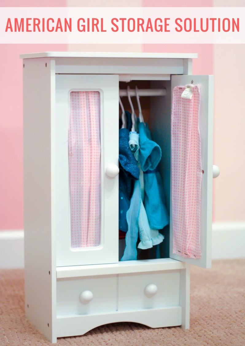 American Girl Doll Clothes Organization Solution