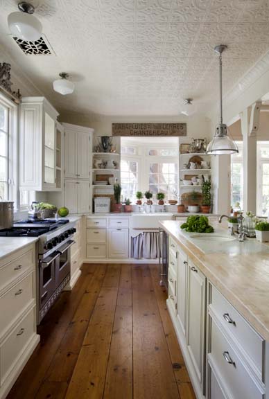 Kitchen Trend: Tin Ceiling Tiles | So Chic Life