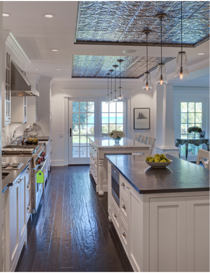 Tin Ceiling Tiles are a simple way to make a big impact and affordable way to transform any home and kitchen.