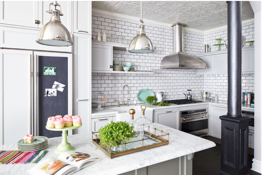 Kitchen Trend: Tin Ceiling Tiles | So Chic Life