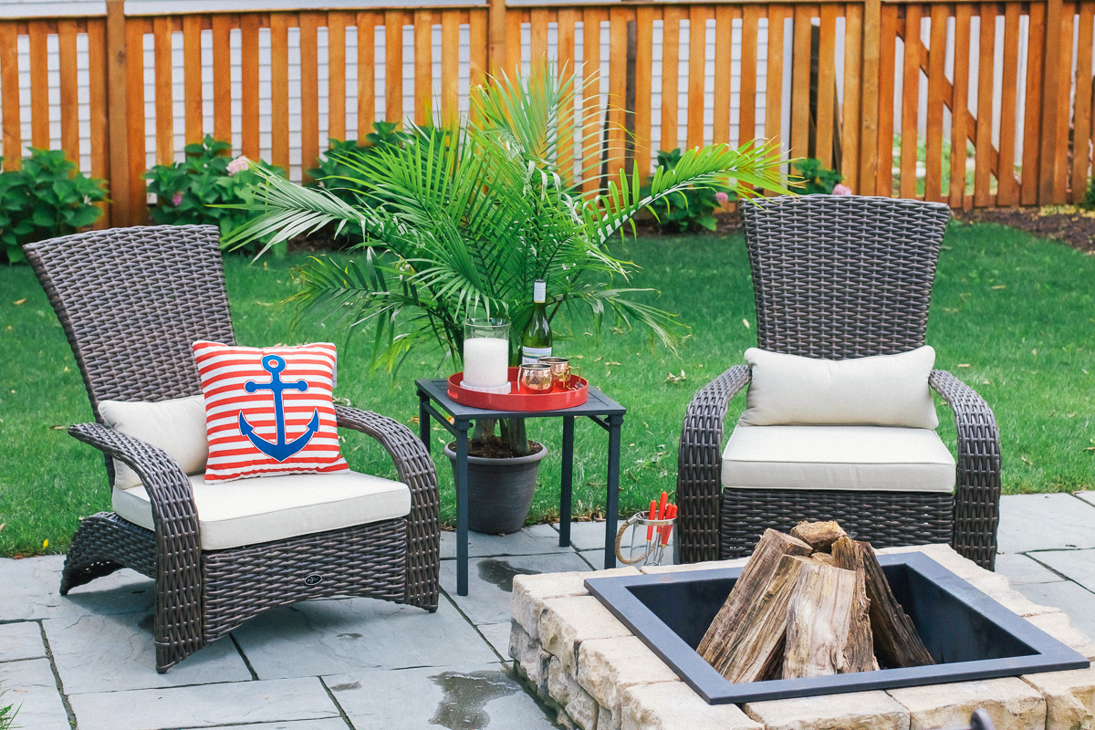 Update Patio With Kmart So Chic Life, Kmart Fire Pit Clearance