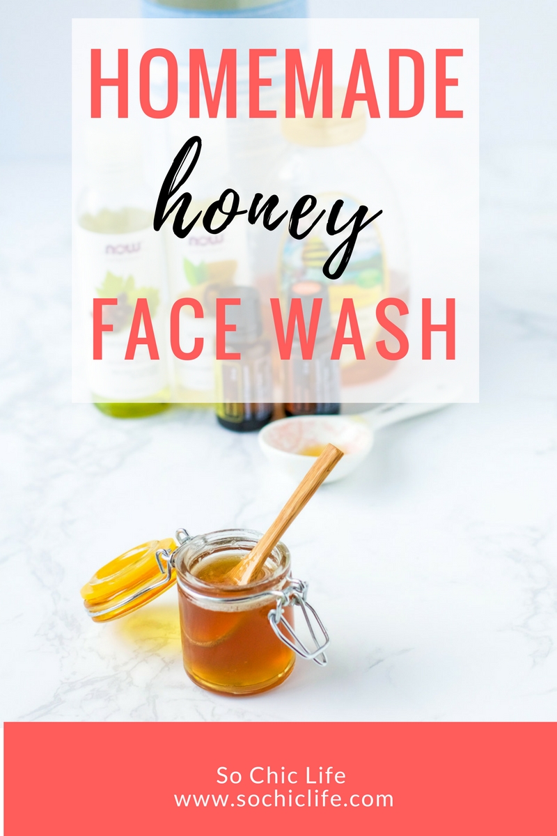 Homemade honey face wash combines antibacterial, anti-inflammatory and natural moisturizing power of honey with essential and nourishing oils.